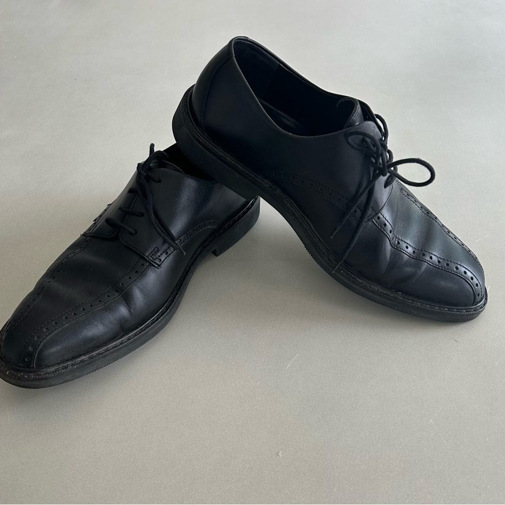 Mephisto Mens Goodyear Belt Classic Black Leather Oxfords, Size 9 - Picture 8 of 12